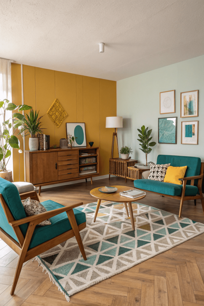 modern neutral color palette beige gray wood tones