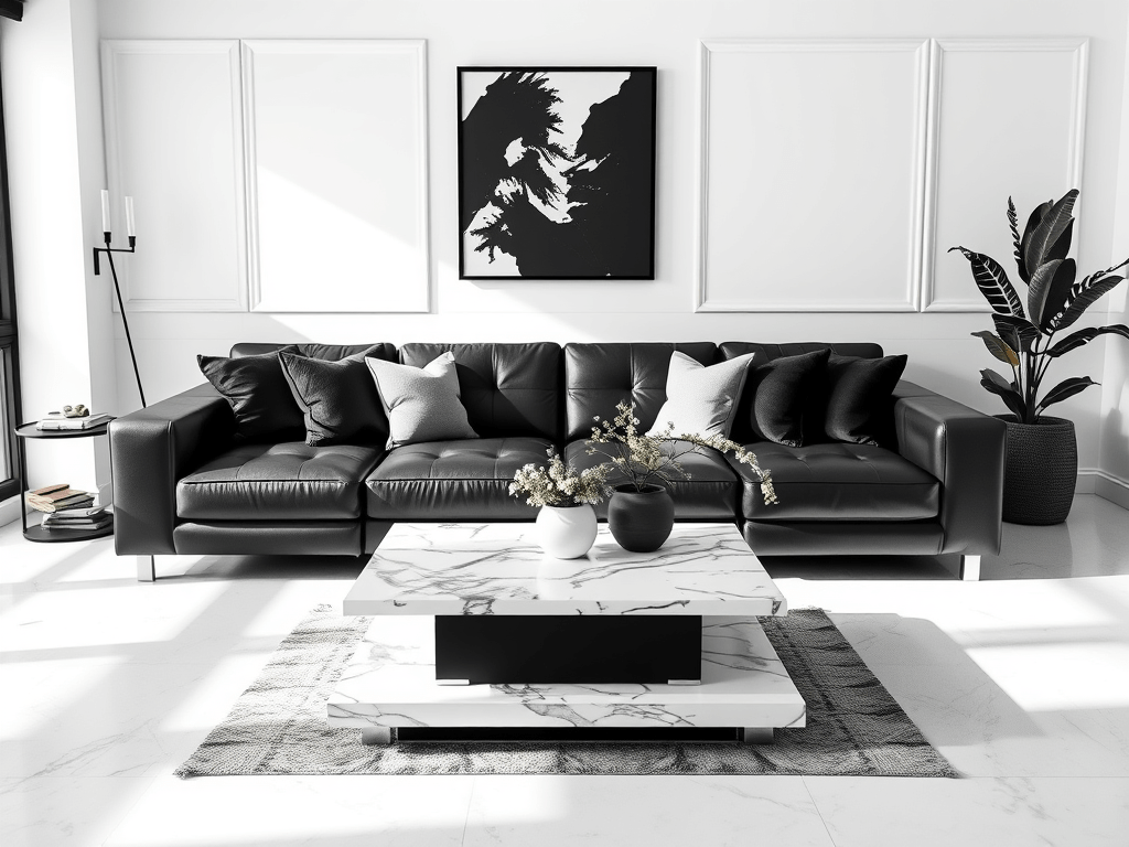 Timeless Black and White Interior Design Ideas
